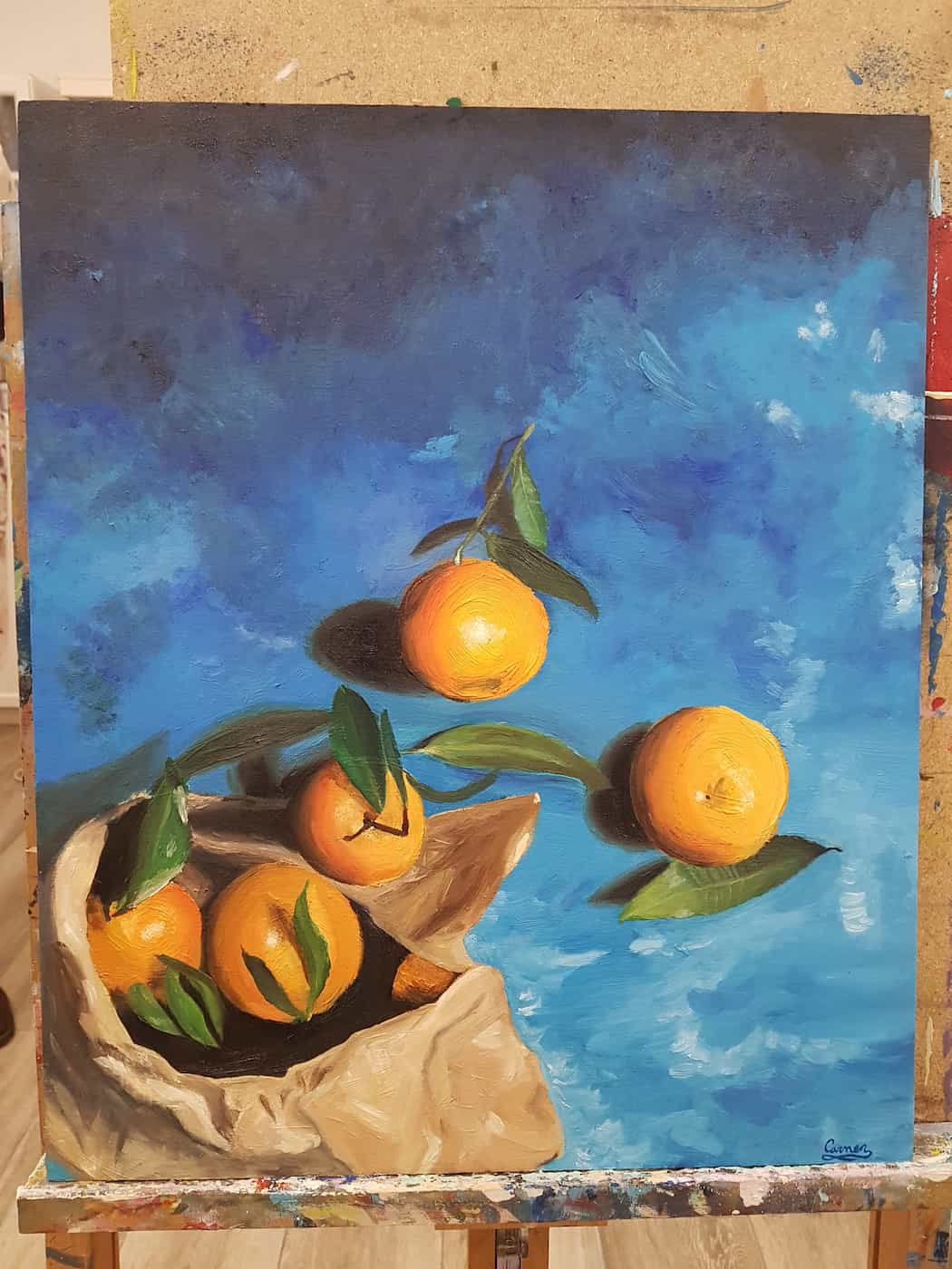 Frutas pintadas
